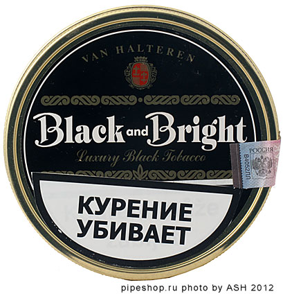 Трубочный табак Van Halteren "Black & Bright" 100 g tin