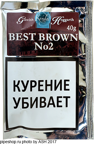   GAWITH HOGGARTH BEST BROWN 2,  Zip-Lock 40 g