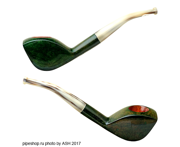   GENOD GREEN SMOOTH PANEL BENT WITH HORN MOUTHPIECE