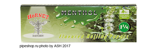    HORNET FLAVORED ROLLING PAPERS 78 mm MENTHOL,  50 