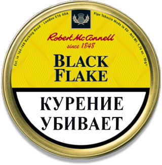 Трубочный табак ROBERT McCONNELL HERITAGE ”BLACK FLAKE” 50 g