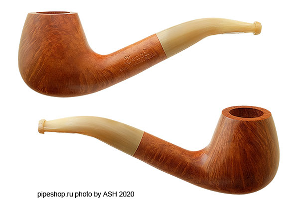   GENOD SMOOTH BENT BRANDY WITH HORN MOUTHPIECE