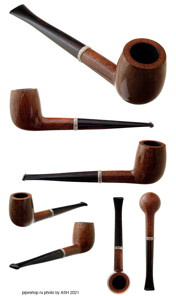    LIMITED EDITION "PIPECLUB.INFO 2004" SMOOTH BILLIARD WITH SILVER ESTATE
