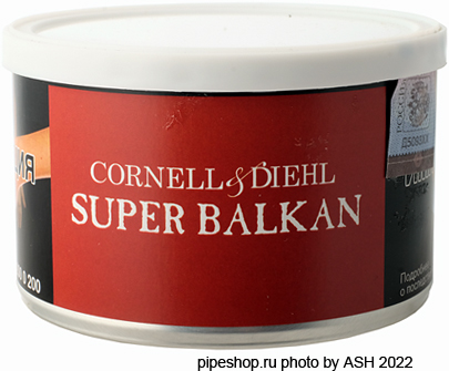 Трубочный табак "CORNELL & DIEHL" English Blends SUPER BALKAN, банка 57 г.