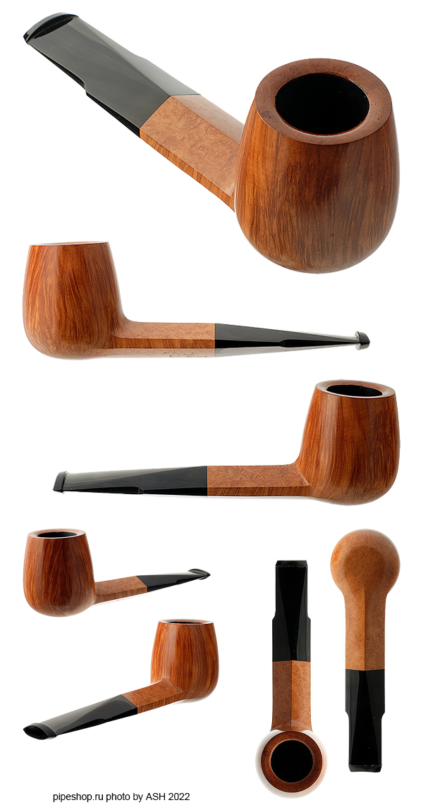   POUL ILSTED SMOOTH PANELED SHANK BILLIARD ESTATE NEW UNSMOKED