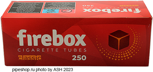 Гильзы с фильтром для набивки FIREBOX CLASSIC 250, упаковка 250 шт.