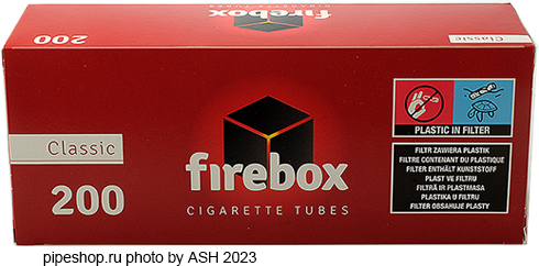 Гильзы с фильтром для набивки FIREBOX CLASSIC 200, упаковка 200 шт.