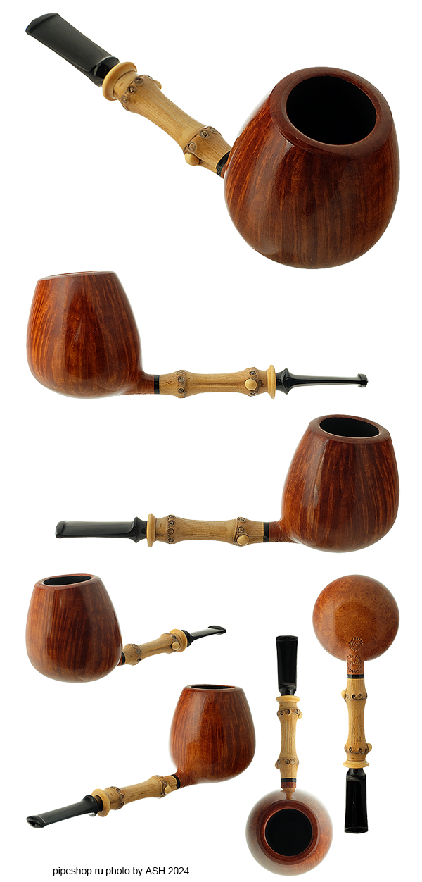   KOVALEV DOCTOR`S PIPES SMOOTH BAMBOO BILLIARD Grade DOUBLE FLASH