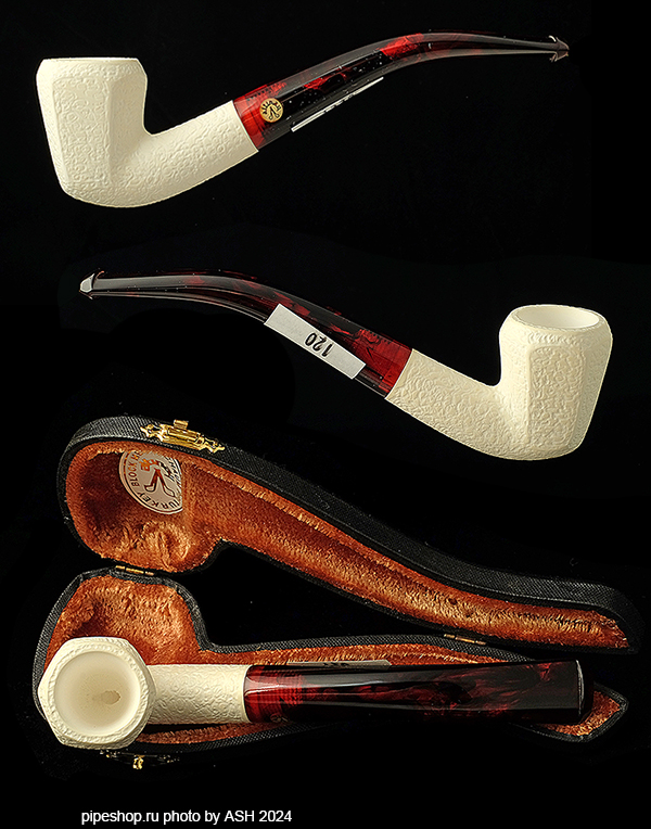   ALTINAY MEERSCHAUM RUSTIC BENT PANELED DUBLIN