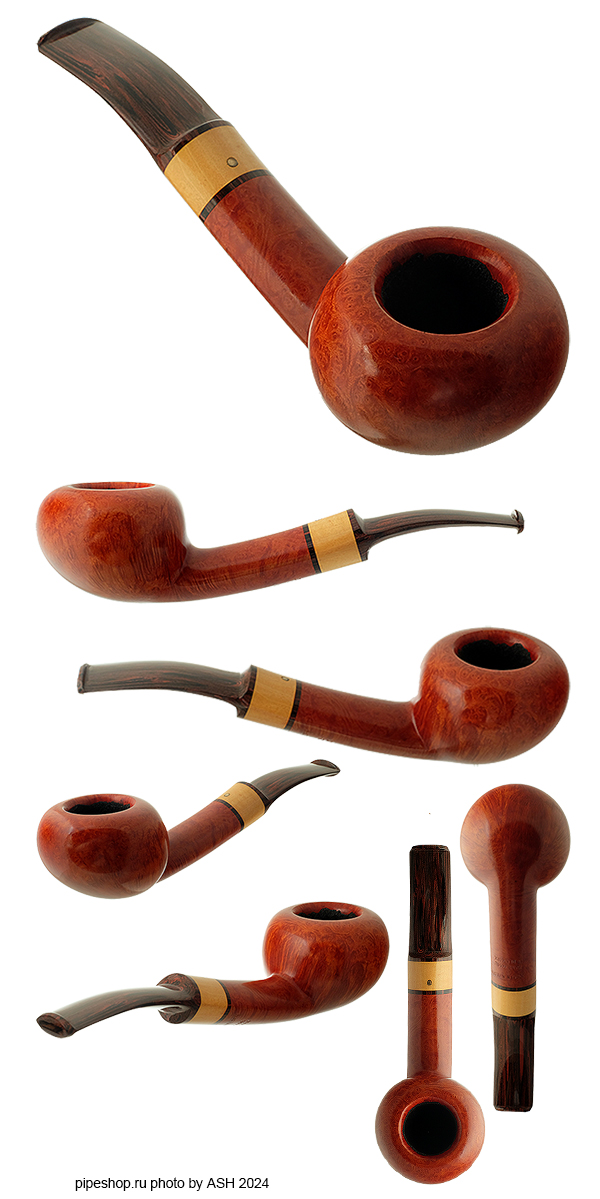   JORGEN NIELSEN SMOOTH BENT TOMATO WITH BOXWOOD ESTATE NEW UNSMOKED,  9 