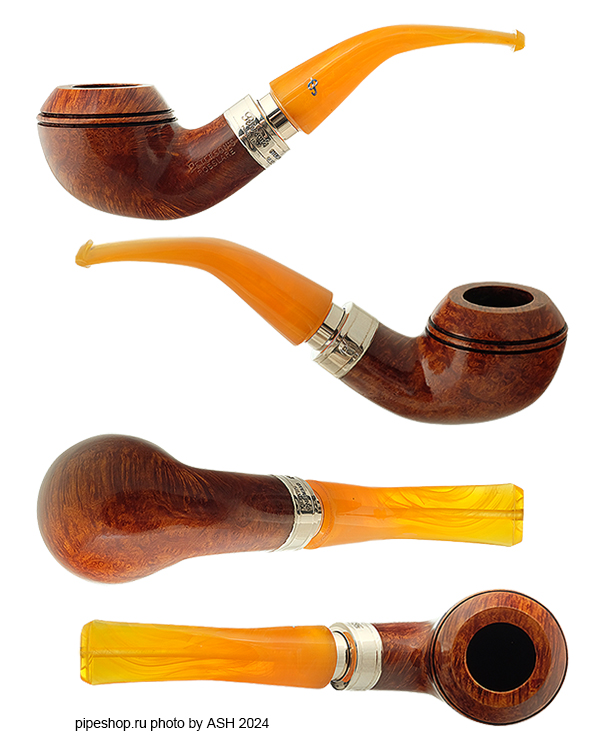   PETERSON`S ROSSLARE SMOOTH BENT RHODESIAN 999 WITH SILVER ESTATE NEW UNSMOKED,  9 