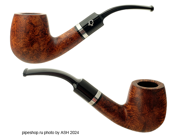   LORENZETTI DANISH BROWN SMOOTH BENT BILLIARD 01,  9 