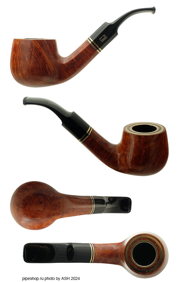   CHURCHILL TWIN BORE SMOOTH BENT POT ESTATE NEW UNSMOKED,  9 