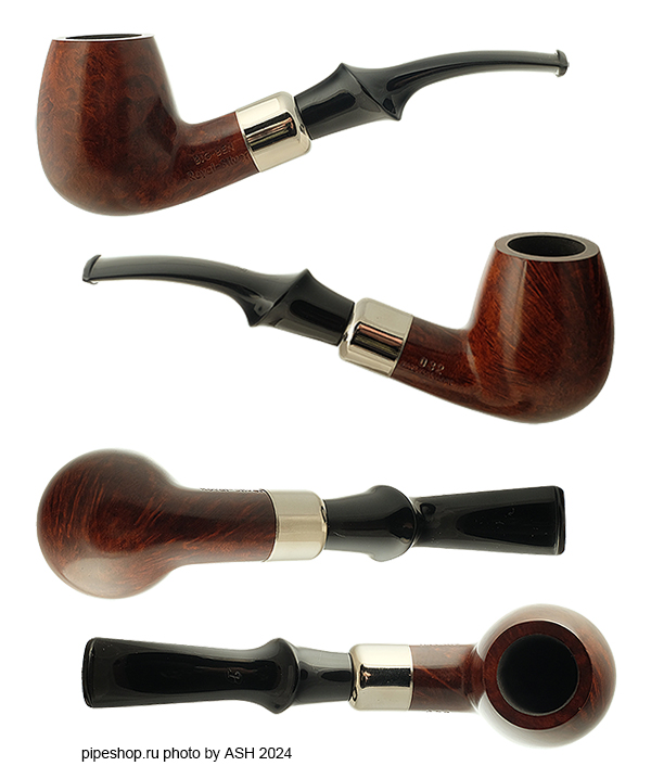   BIG-BEN ROYAL-SILVER SMOOTH BENT BILLIARD 032 ESTATE NEW UNSMOKED,  9 