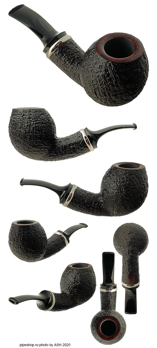   .  SANDBLAST BENT EGG WITH SILVER