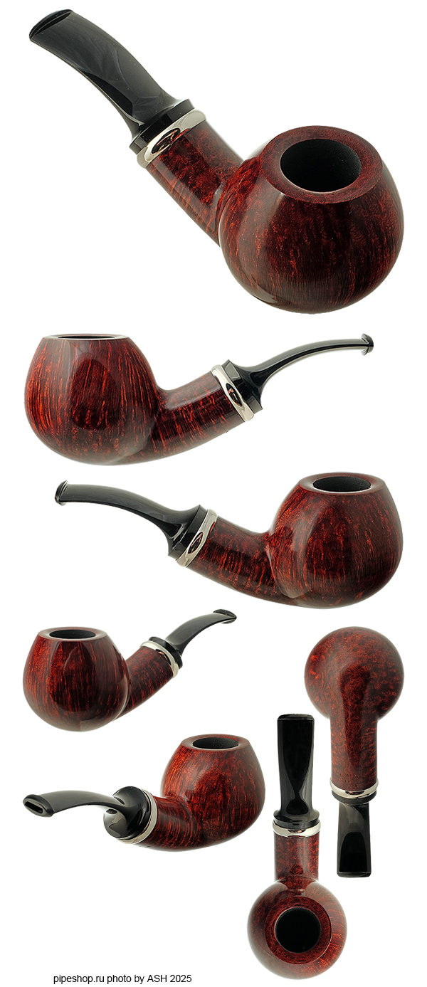   .  SMOOTH BENT APPLE WITH SILVER