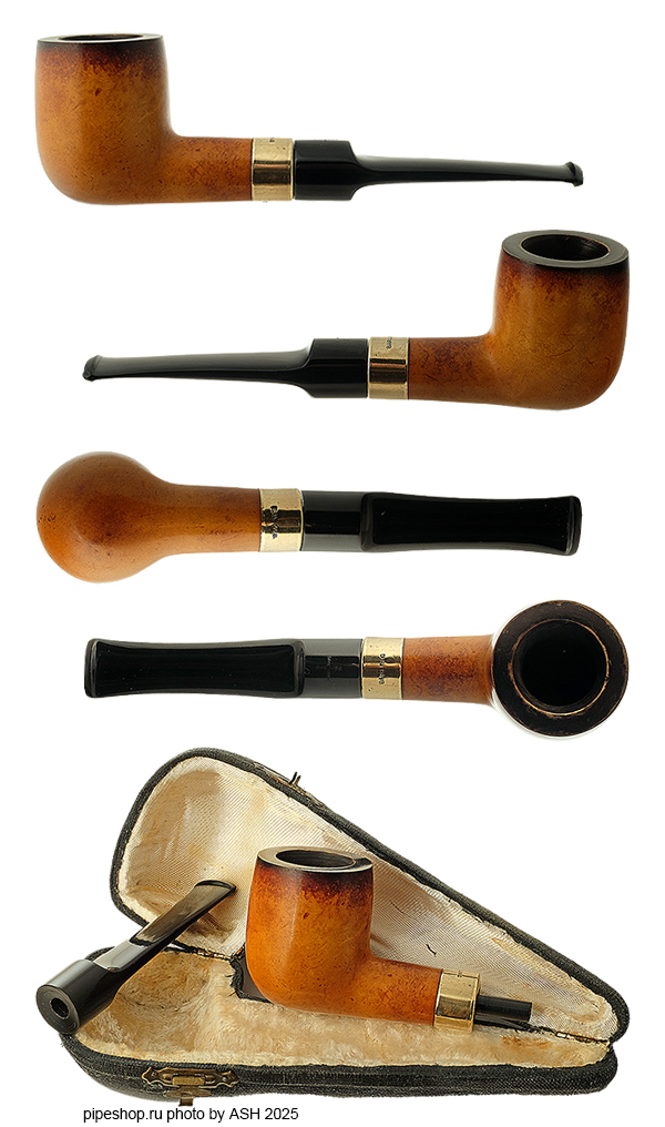   BARLING MEERSCHAUM BILLIARD WITH CASE ESTATE