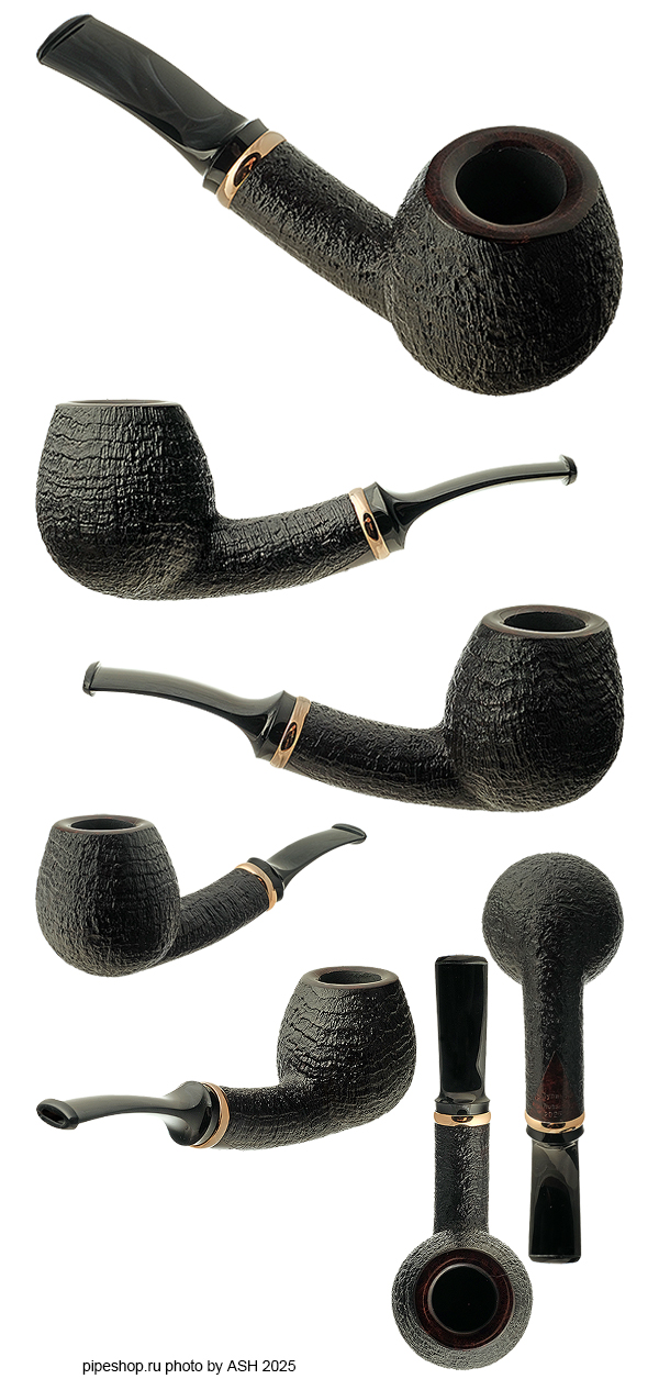   .  SANDBLAST BENT EGG WITH GILDED SILVER