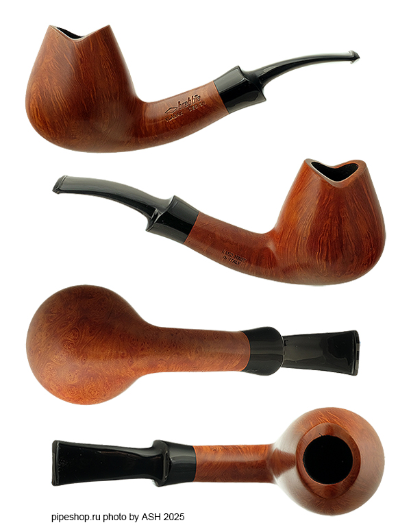   BREBBIA VLASAK DESIGN SMOOTH BENT BRANDY ESTATE NEW UNSMOKED,  9 