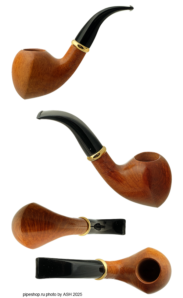   BREBBIA PERRETTI DESIGN PURA 1 STAR SMOOTH BENT EGG ESTATE NEW UNSMOKED