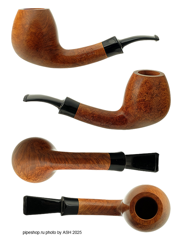   BREBBIA POLLNER DESIGN PURA SMOOTH BENT EGG ESTATE NEW UNSMOKED