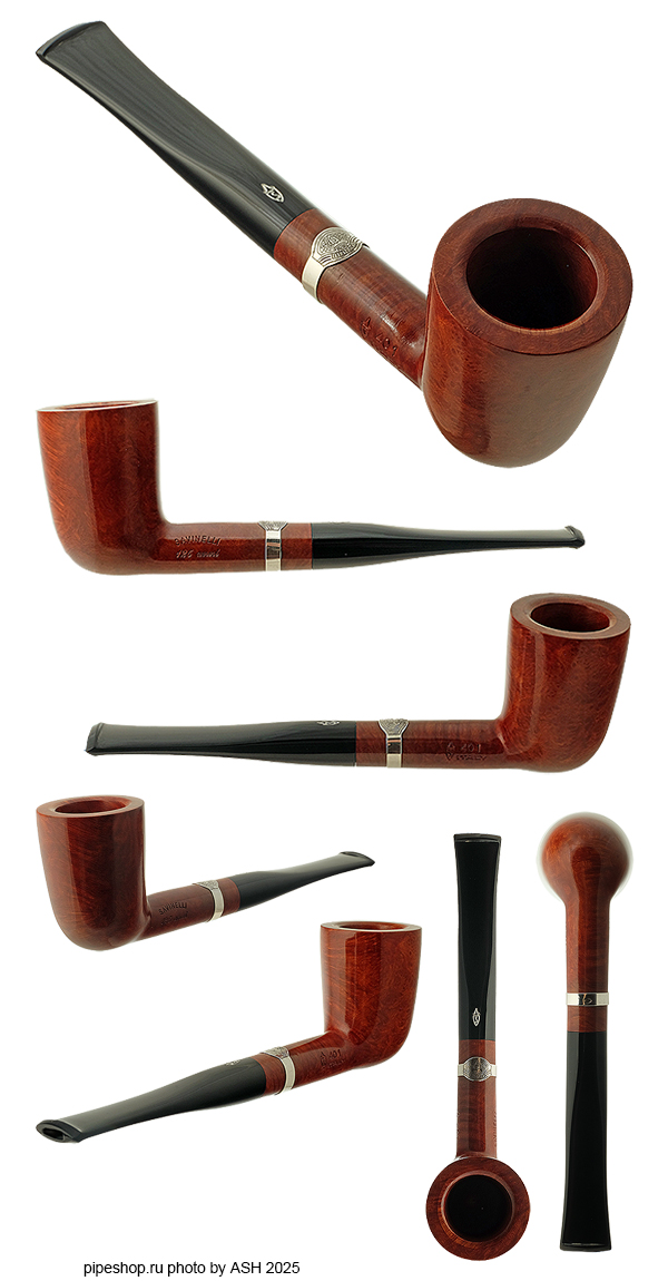   SAVINELLI 125 ANNI SMOOTH DUBLIN WITH SILVER 401 ESTATE NEW UNSMOKED,  6 