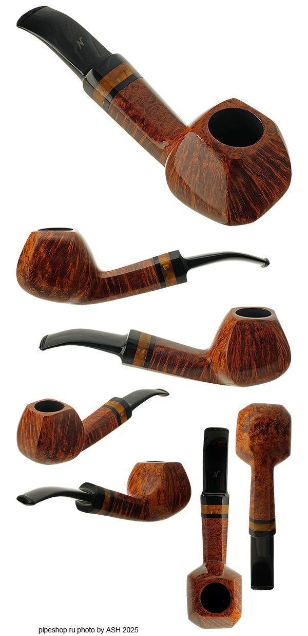   ERIK NORDING SMOOTH BENT PANELED BRANDY HIGH GRADE 18 ESTATE NEW UNSMOKED