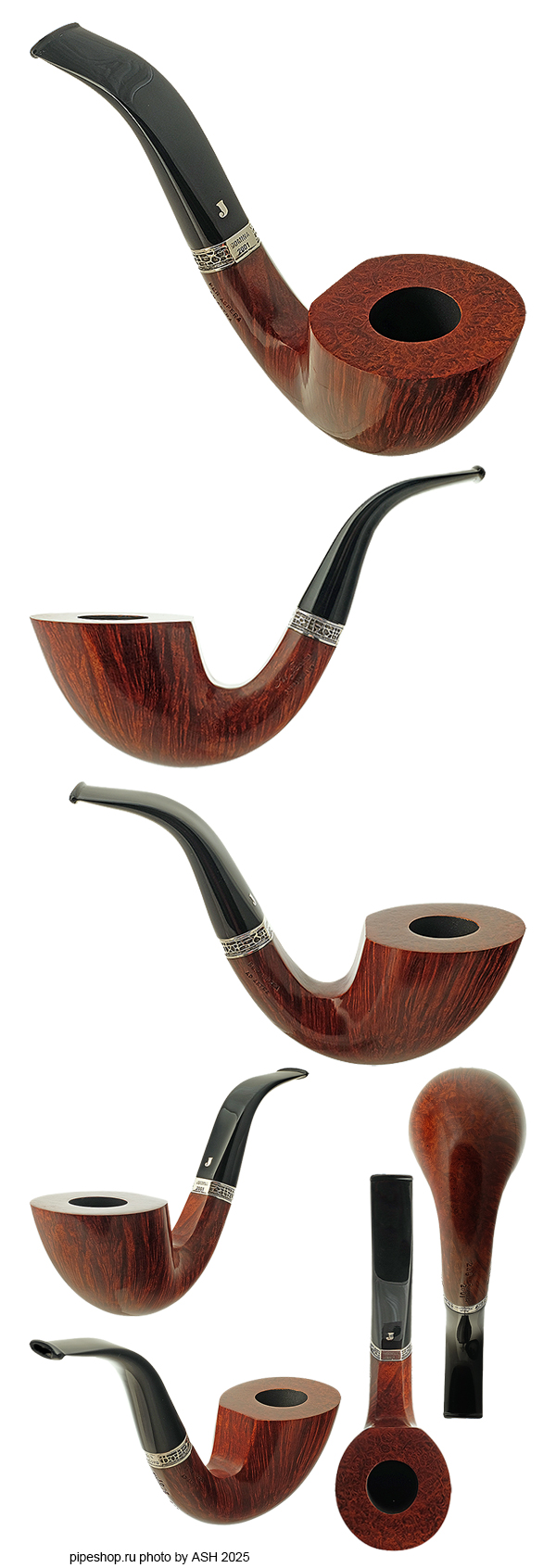 ����������� ������ SER JACOPO DOMINA 2001 SMOOTH HORN #246 WITH SILVER ESTATE NEW UNSMOKED, ������ 9 ��