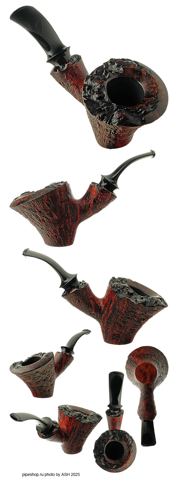   KONSTANTIN "BERK" BEREGOVOY BROWN CONTRAST SANDBLAST PLATEAUX CHERRYWOOD