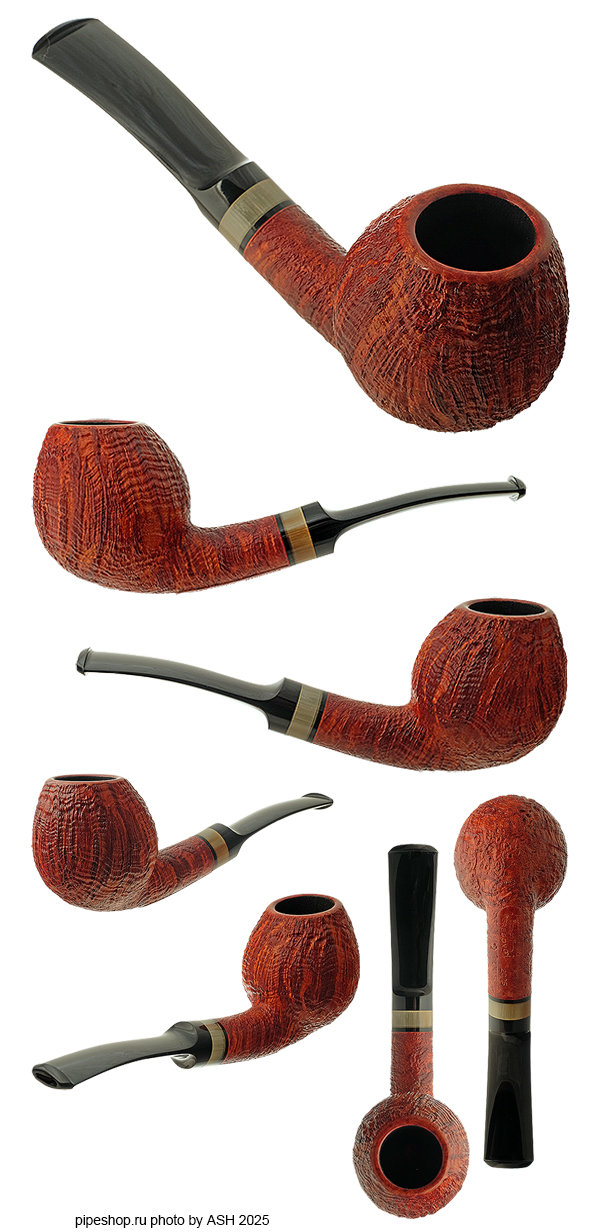   KONSTANTIN "BERK" BEREGOVOY TAN SANDBLAST BENT EGG WITH HORN