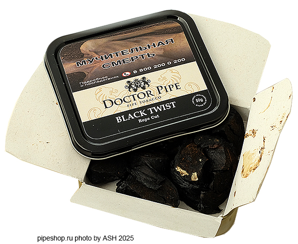  DOCTOR PIPE BLACK TWIST,  50 .