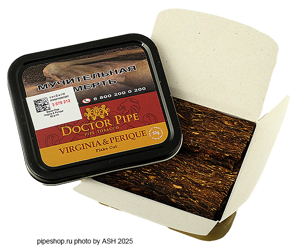   DOCTOR PIPE VIRGINIA & PERIQUE FLAKE,  50 .