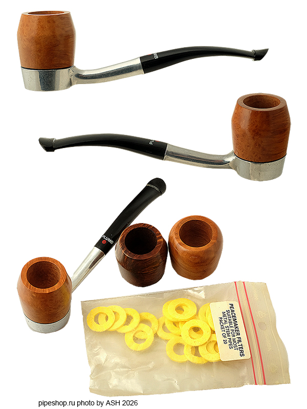 ����������� ������ Dr. PLUMB PEACEMAKER WITH 2 EXTRA BOWLS ESTATE NEW UNSMOKED
