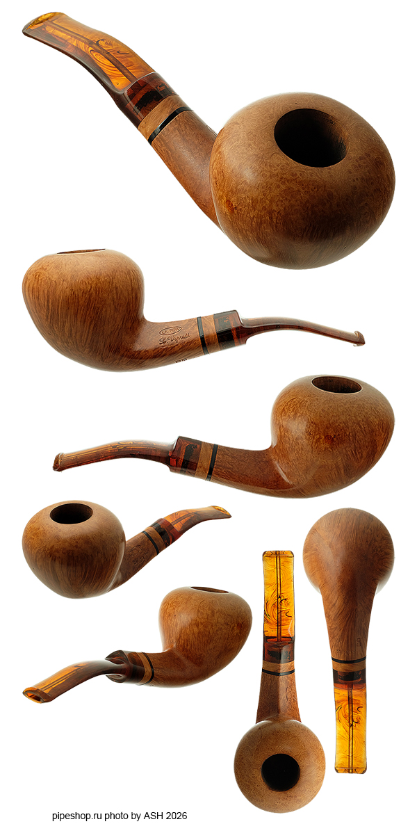 ����������� ������ L. VIPRATI LA PIPA SMOOTH BENT ACORN Grade 2 CLOVERS ESTATE, ������ 9 ��