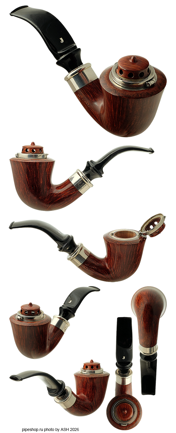 ����������� ������ SER JACORO DELECTA L1 SMOOTH BENT DUBLIN WITH SILVER AND CAP ESTATE NEW UNSMOKED, ������ 9 ��