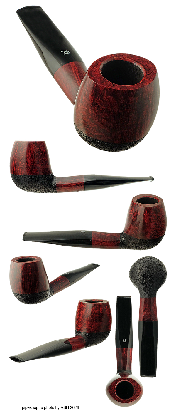 ����������� ������ BJARNE SEMIRUSTIC BENT OVAL BOWL ESTATE NEW UNSMOKED, ������ 9 ��