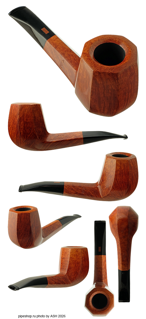 ����������� ������ SAVINELLI LINEA ARTISAN SMOOTH BENT PANELED BILLIARD ESTATE NEW UNSMOKED, ������ 9 ��