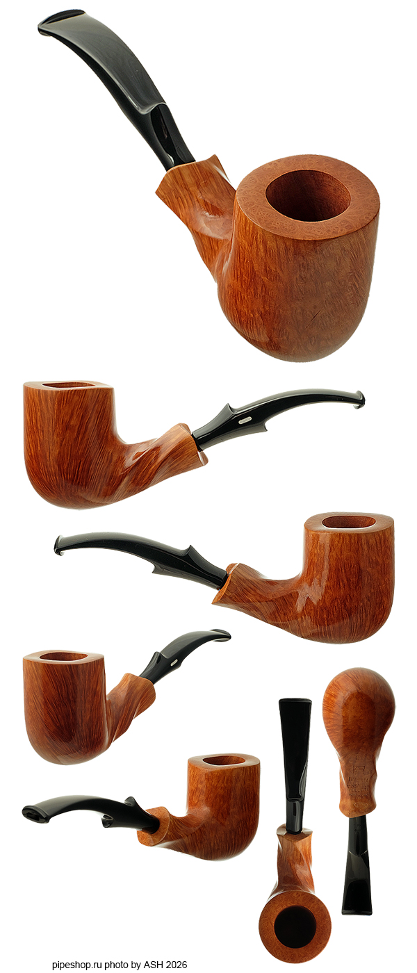 ����������� ������ CASTELLO COLLECTION FIAMMATA K SMOOTH BENT BILLIARD (2004) ESTATE NEW UNSMOKED