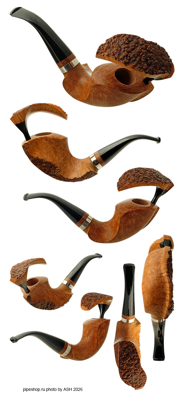 ����������� ������ KRSKA SMOOTH BENT FREEHAND PLATEAU DUBLIN WITH UMBRELLA Grade KING ESTATE NEW UNSMOKED, ������ 9 ��