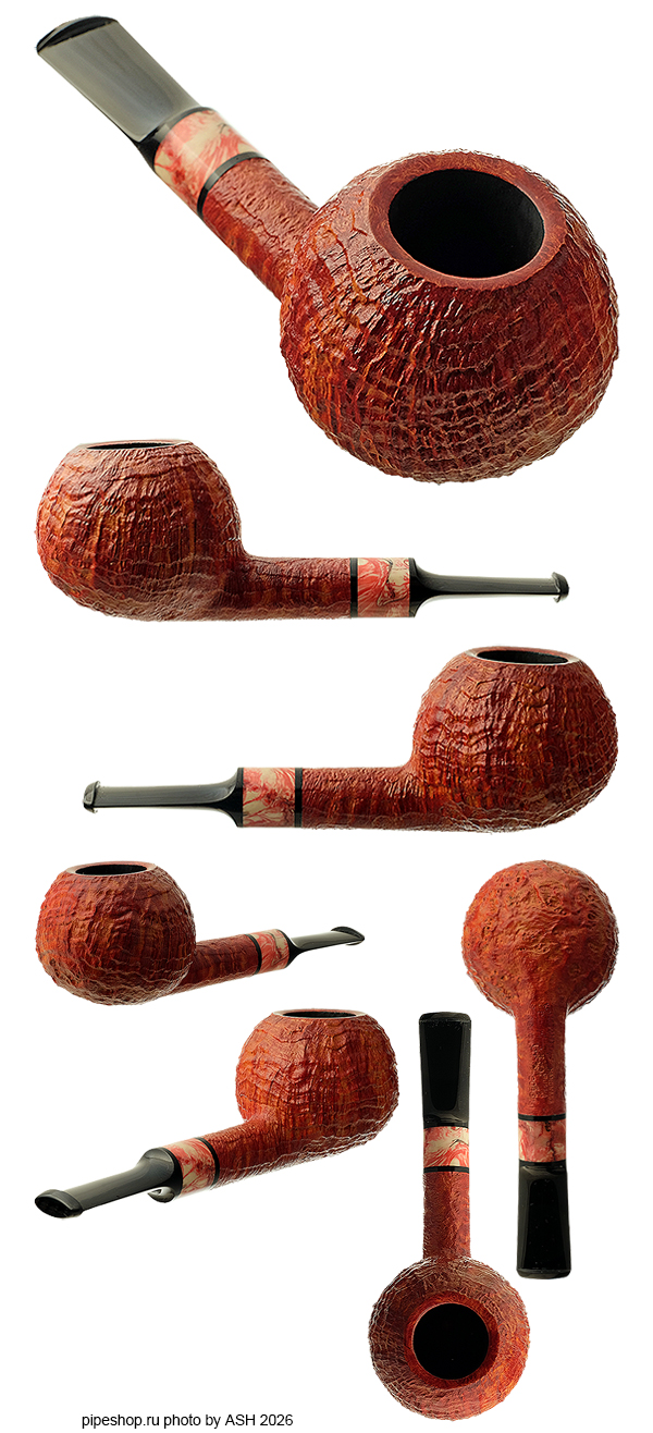 ����������� ������ KONSTANTIN "BERK" BEREGOVOY RED CONTRAST SANDBLAST TOMATO WITH MAMMOTH TOOTH