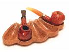 "" Q. COCONUT WOOD HOLDS 5 pipes