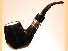   LORENZETTI Black silver ring with meerschaum 51